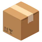 Package emoji on Google