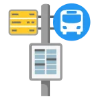Bus Stop emoji on Google