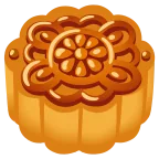 Moon Cake emoji on Google