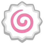 Fish Cake with Swirl emoji on Google