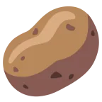 Potato emoji on Google