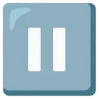 Pause Button emoji on Google