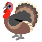 Turkey emoji on Google