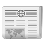 Newspaper emoji on Google