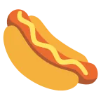 Emoji Perrito caliente en Google