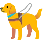 Guide Dog emoji on Google