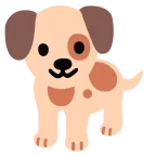 Emoji Perro en Google