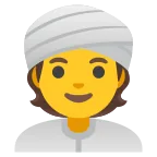 Emoji Persona con turbante en Google