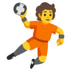 Person Playing Handball emoji on Google