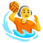 Person Playing Water Polo emoji on Google