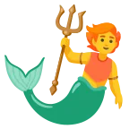 Merperson emoji on Google