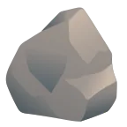 Emoji Piedra en Google