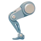 Emoji Pierna mecánica en Google