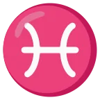 Pisces emoji on Google