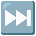 Next Track Button emoji on Google