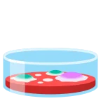 Petri Dish emoji on Google