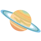 Ringed Planet emoji on Google