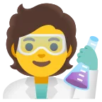 Scientist emoji on Google