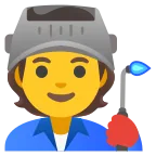Factory Worker emoji on Google