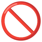 Prohibited emoji on Google