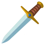 Dagger emoji on Google