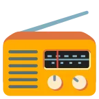 Radio emoji on Google