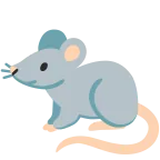 Rat emoji on Google