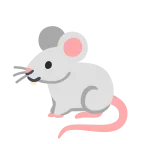 Emoji Ratón en Google