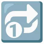 Repeat Single Button emoji on Google