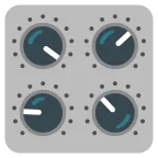 Control Knobs emoji on Google