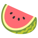 Watermelon emoji on Google