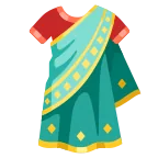 Sari emoji on Google