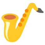Emoji Saxofón en Google