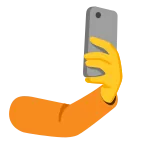 Selfie emoji on Google