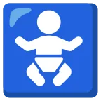 Emoji Señal de bebé en Google