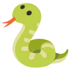 Emoji Serpiente en Google