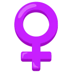 Emoji Signo femenino en Google