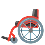 Manual Wheelchair emoji on Google