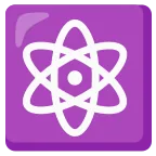 Atom Symbol emoji on Google
