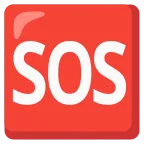 SOS Button emoji on Google