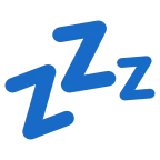 ZZZ emoji on Google