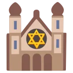 Synagogue emoji on Google