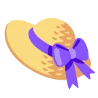 Emoji Sombrero de mujer en Google