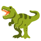 T-Rex emoji on Google