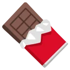 Emoji Tableta de chocolate en Google