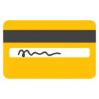 Credit Card emoji on Google