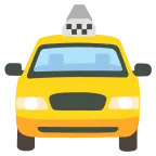 Emoji Taxi próximo en Google