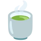 Emoji Tazón de té en Google