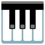 Musical Keyboard emoji on Google