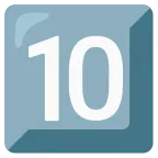 Keycap: 10 emoji on Google